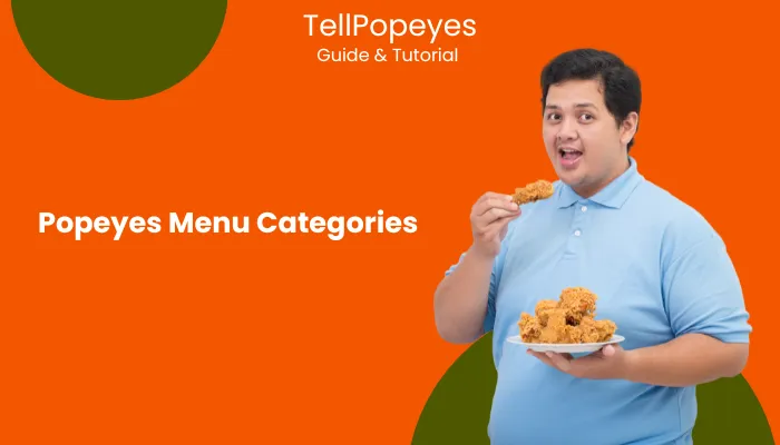 Popeyes Menu Categories Popeyes Menu Categories
